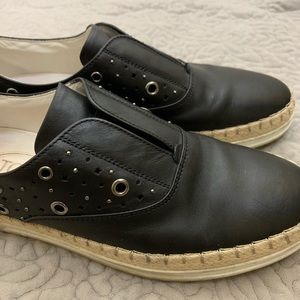 TOD’S || leather sneakers with metal details